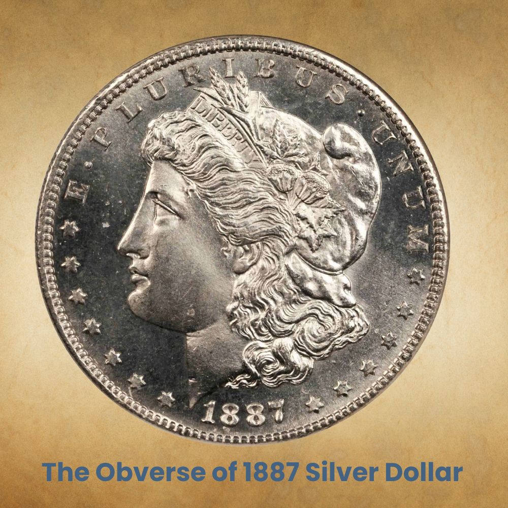The Obverse of 1887 Silver Dollar