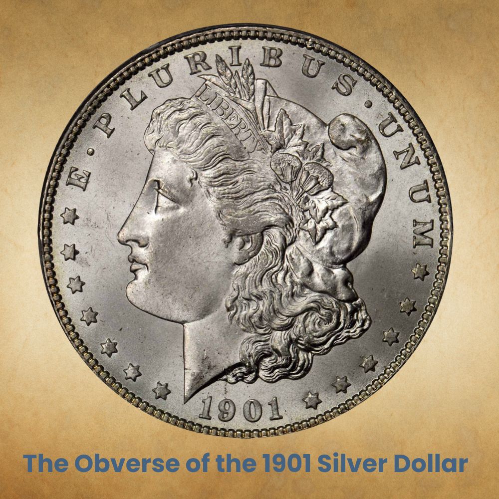 The Obverse of the 1901 Silver Dollar