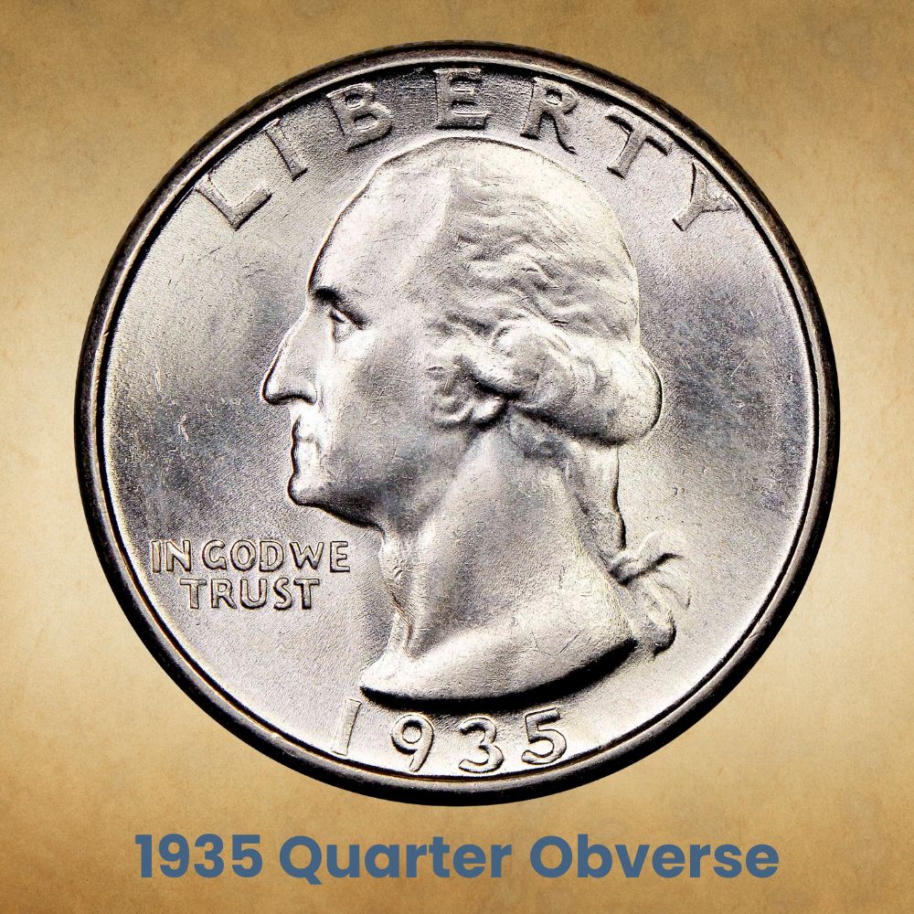 The Obverse of the 1935 Quarter