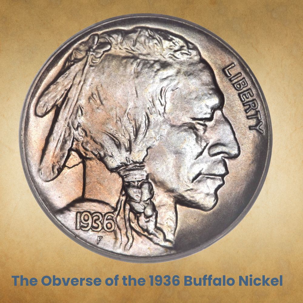 The Obverse of the 1936 Buffalo Nickel