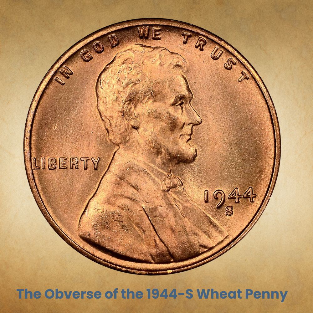The Obverse of the 1944-S Wheat Penny