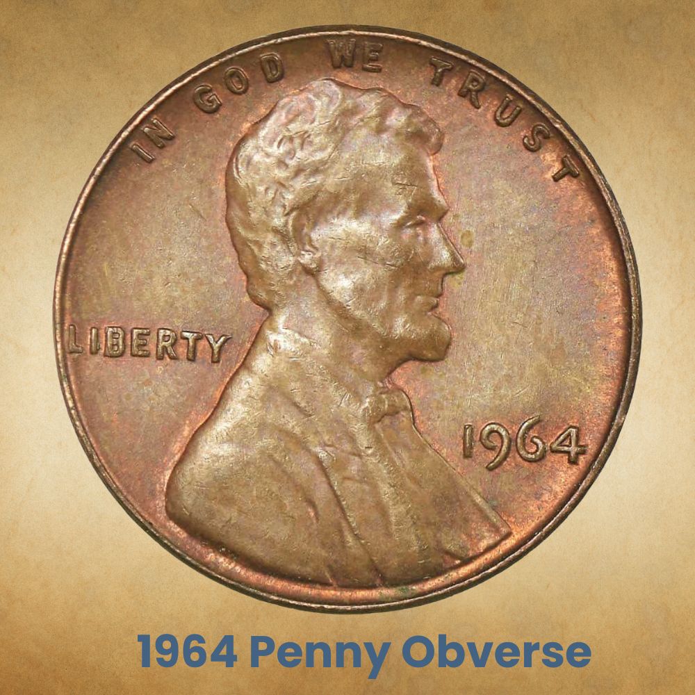 The Obverse of the 1964 Penny