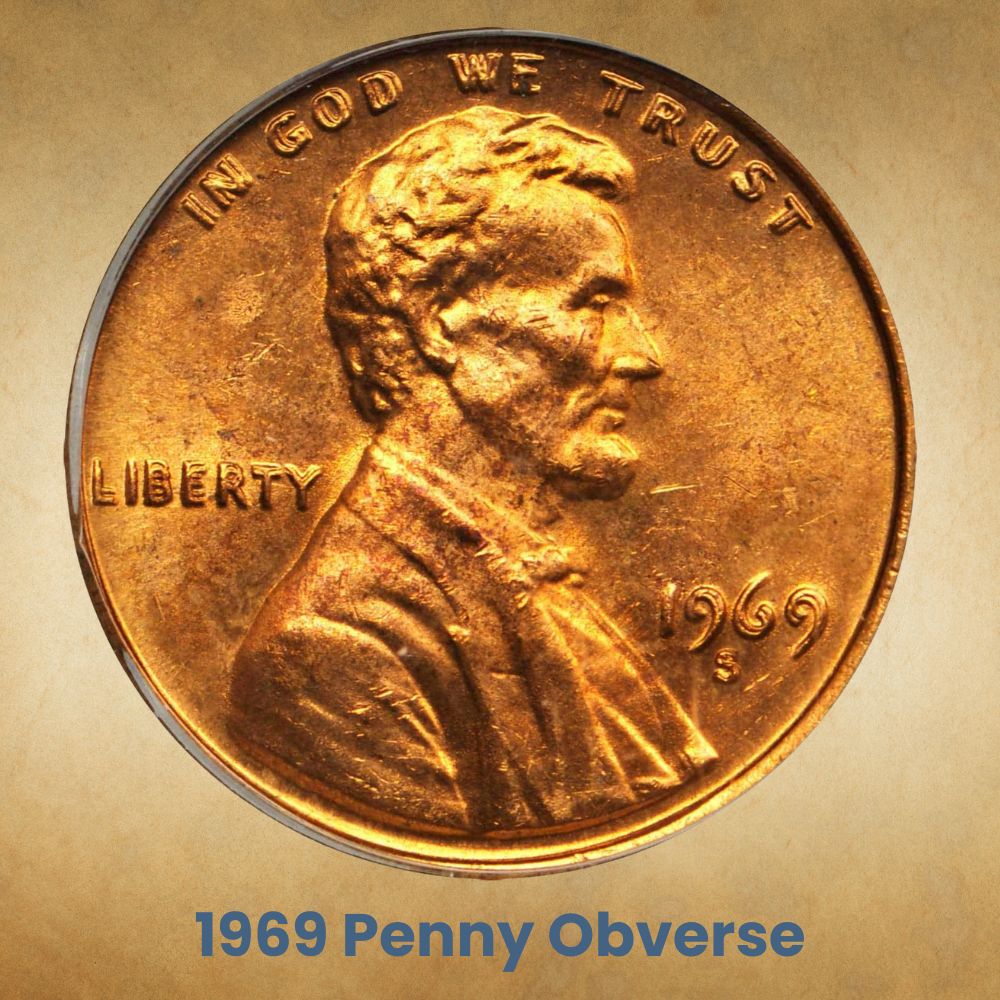 The Obverse of the 1969 Penny