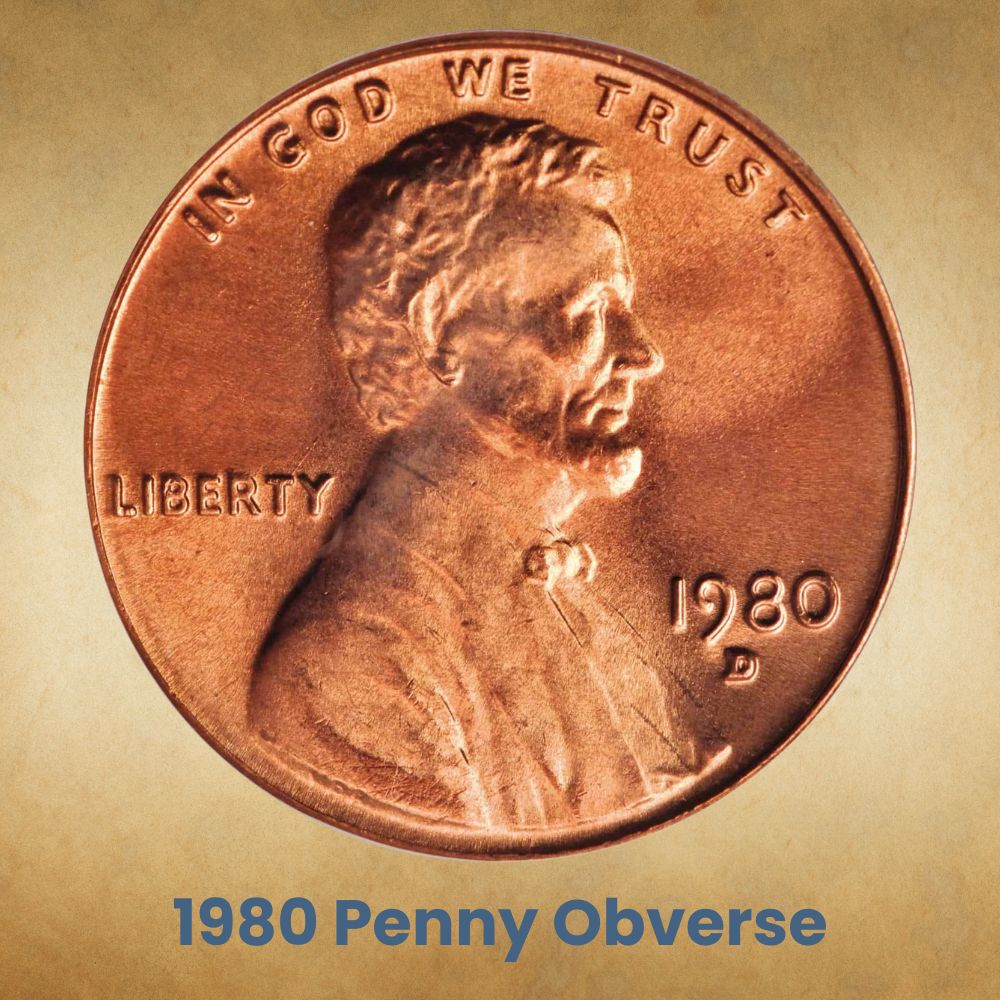 The Obverse of the 1980 Penny