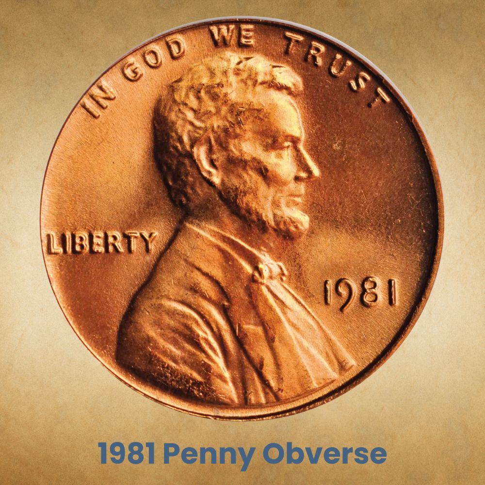 The Obverse of the 1981 Penny