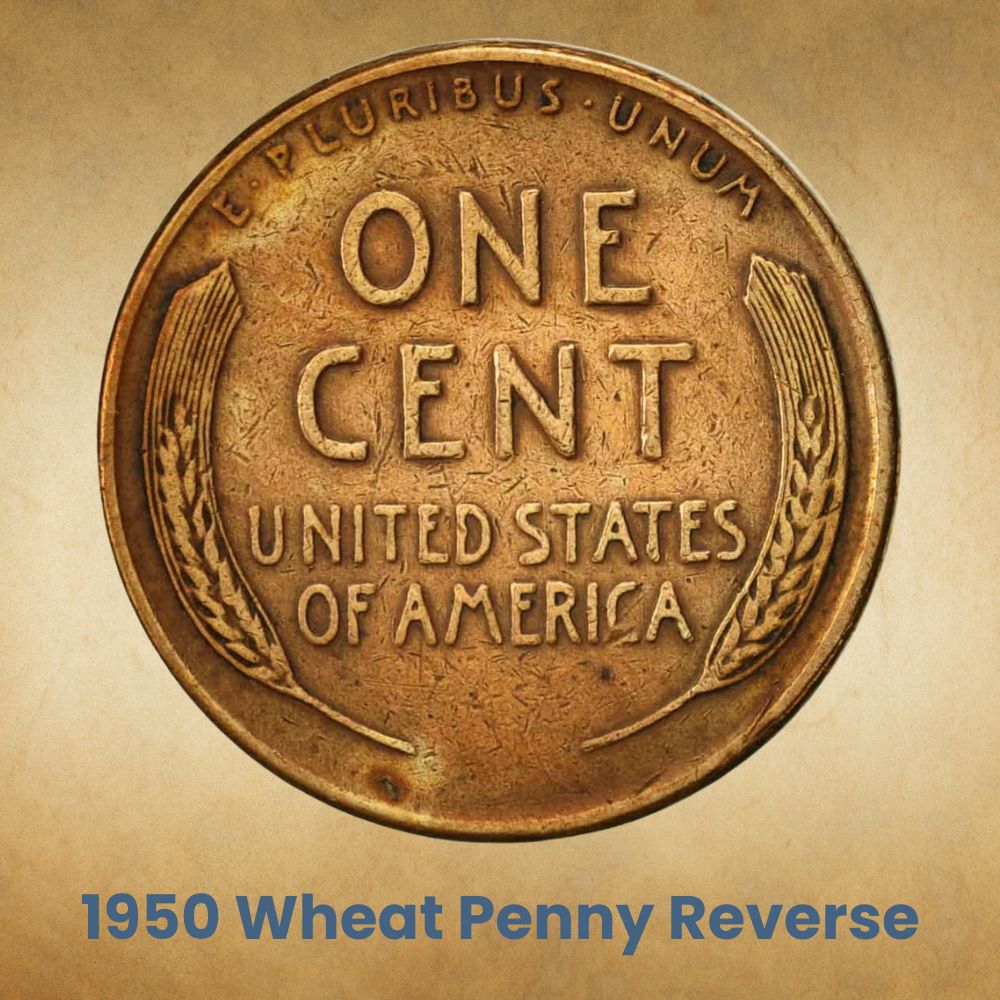 The Reverse of 1950 Wheat Penny