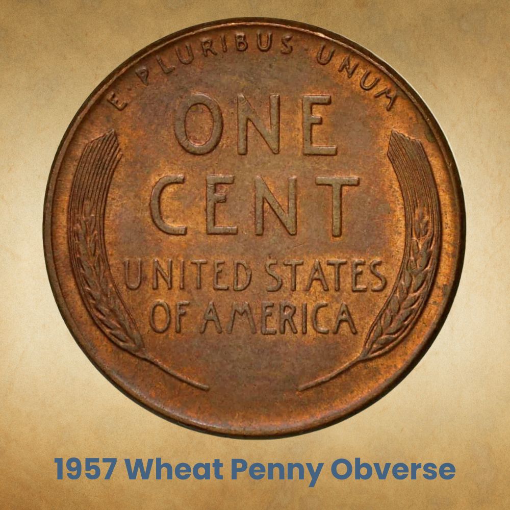 The Reverse of the 1957 Wheat Penny