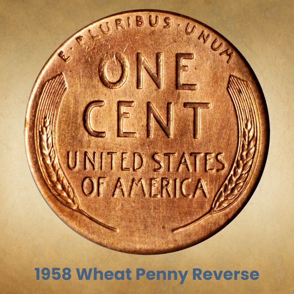 The Reverse of the 1958 Wheat Penny