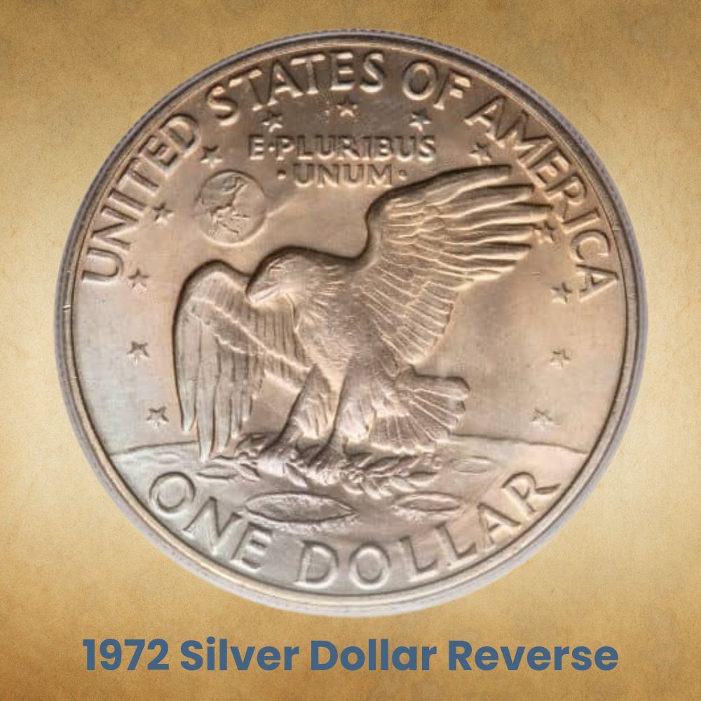 The Reverse of the 1972 Silver Dollar