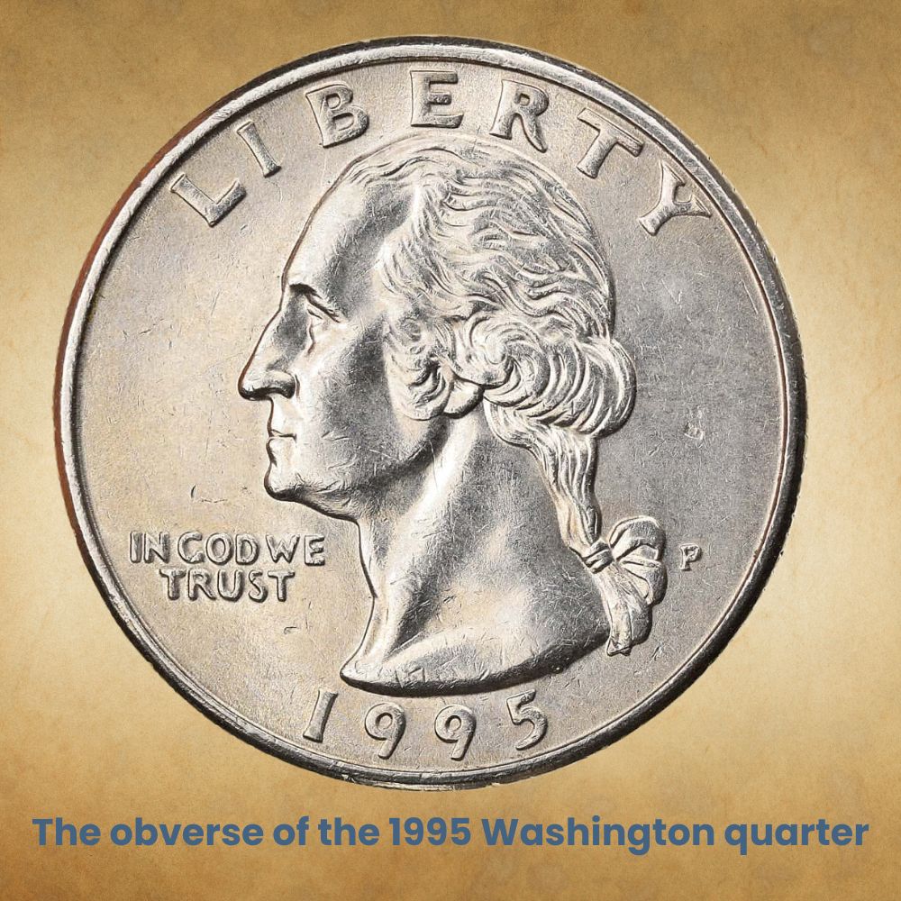 The obverse of the 1995 Washington quarter