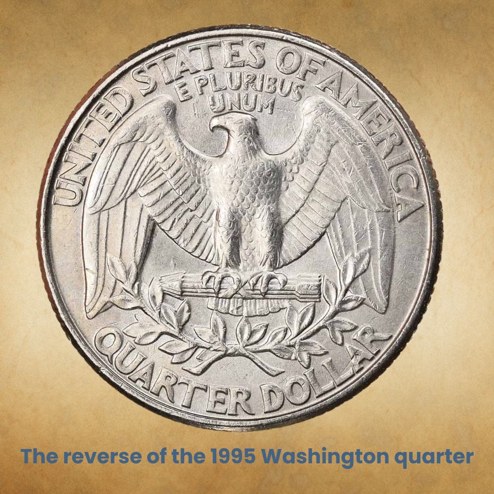 The reverse of the 1995 Washington quarter
