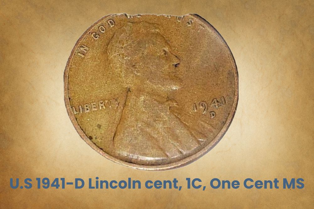 U.S 1941-D Lincoln cent, 1C, One Cent MS