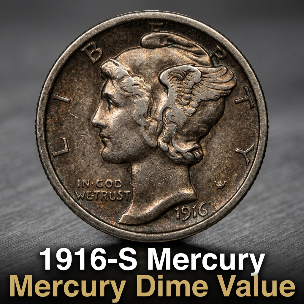 1916-S Mercury Dime Value and Pricing Guide for Collectors