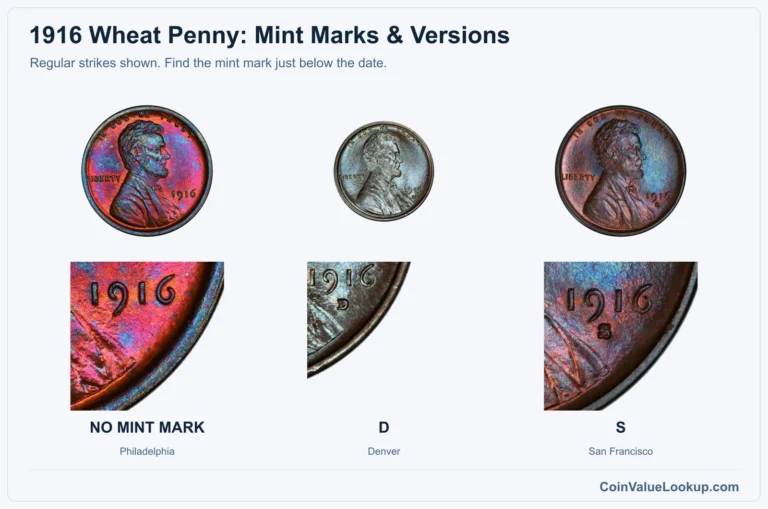 1916 Wheat Penny Coin Value: How Much Is It Worth?