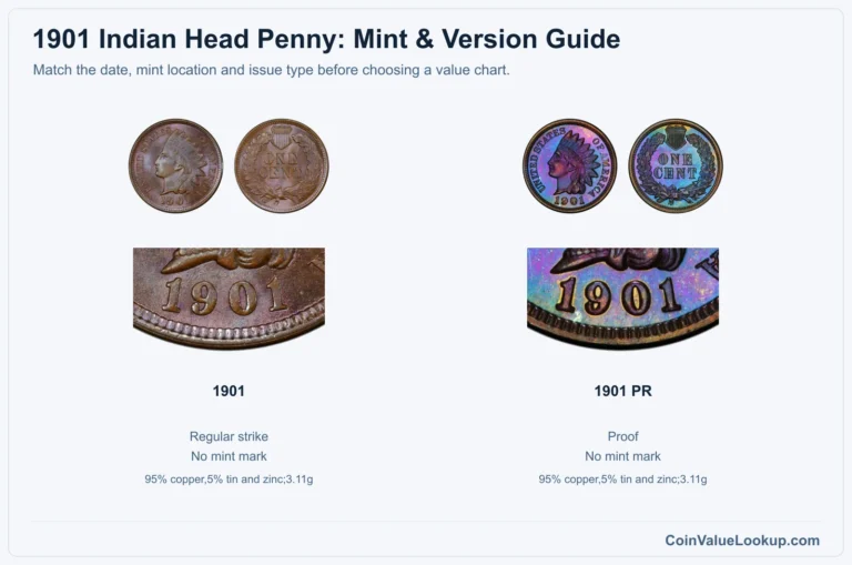 1901 Indian Head Penny Coin Value: How Much Is It Worth?