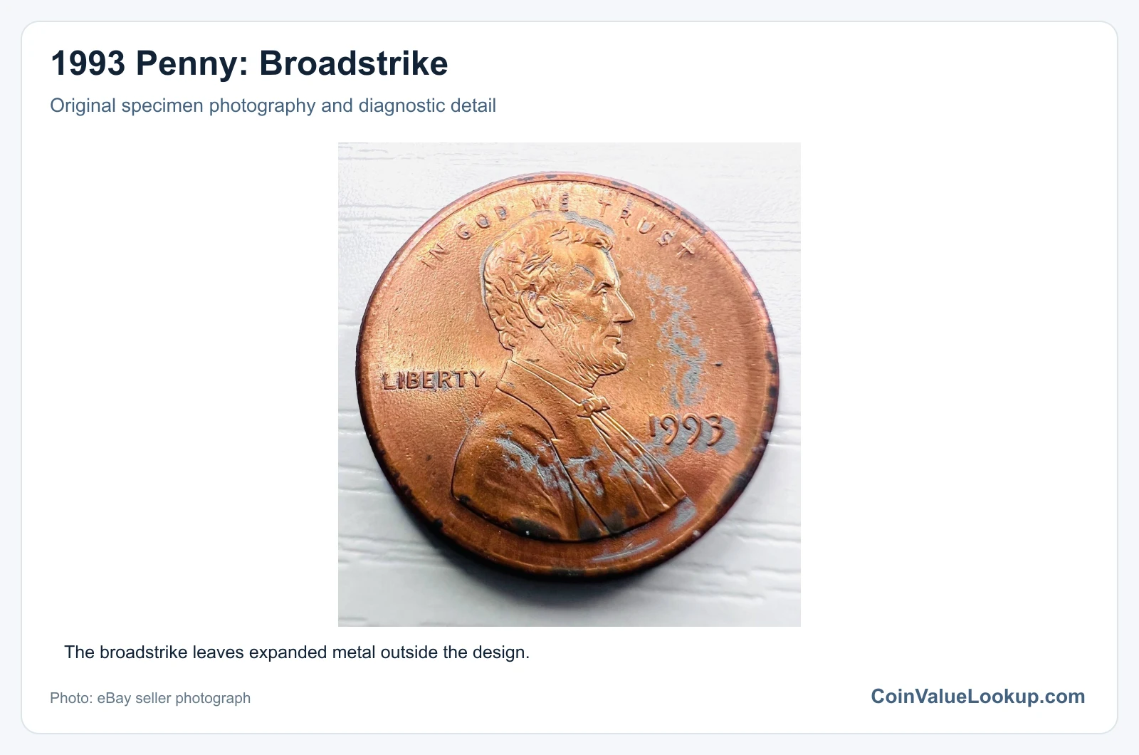 1993 Penny: Broadstrike with diagnostic detail