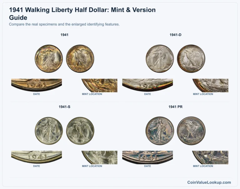 1941 Walking Liberty Half Dollar Coin Value: How Much Is It Worth?