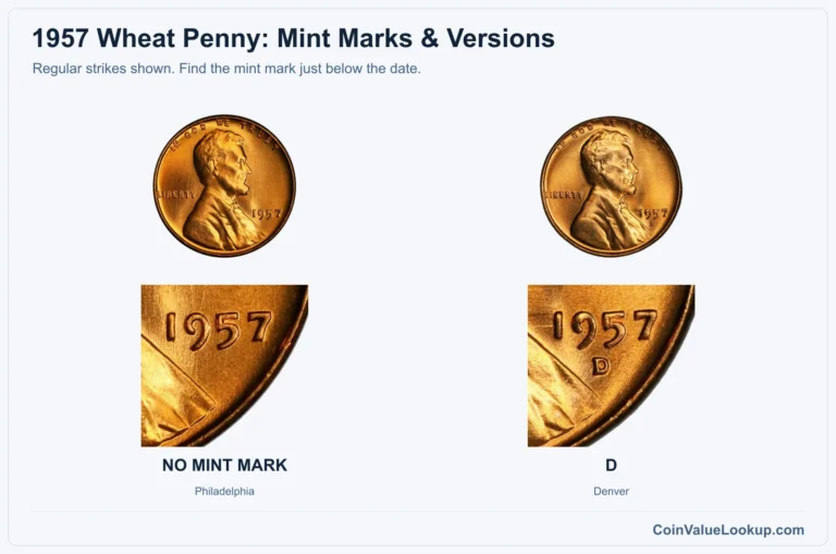 1957 Wheat Penny Coin Value: How Much Is It Worth?