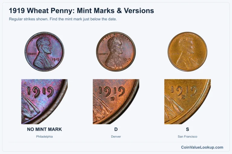1919 Wheat Penny Coin Value: How Much Is It Worth?