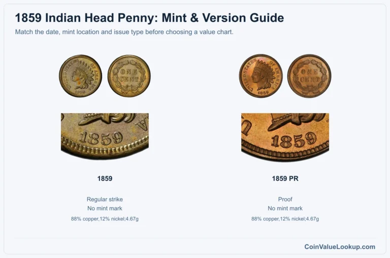 1859 Indian Head Penny Coin Value: How Much Is It Worth?