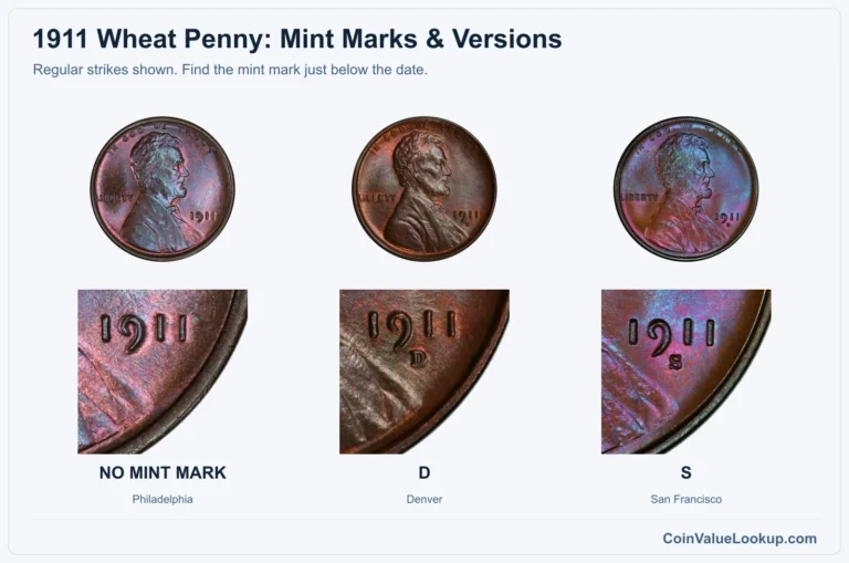 1911 Wheat Penny Coin Value: How Much Is It Worth?