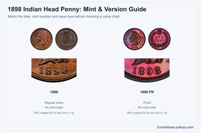 1898 Indian Head Penny Coin Value: How Much Is It Worth?