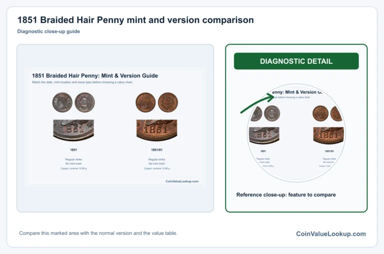 1851 Braided Hair Cent Coin Value: How Much Is It Worth?