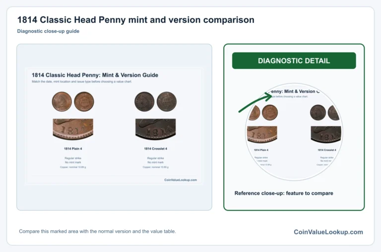 1814 Classic Head Cent Coin Value: How Much Is It Worth?