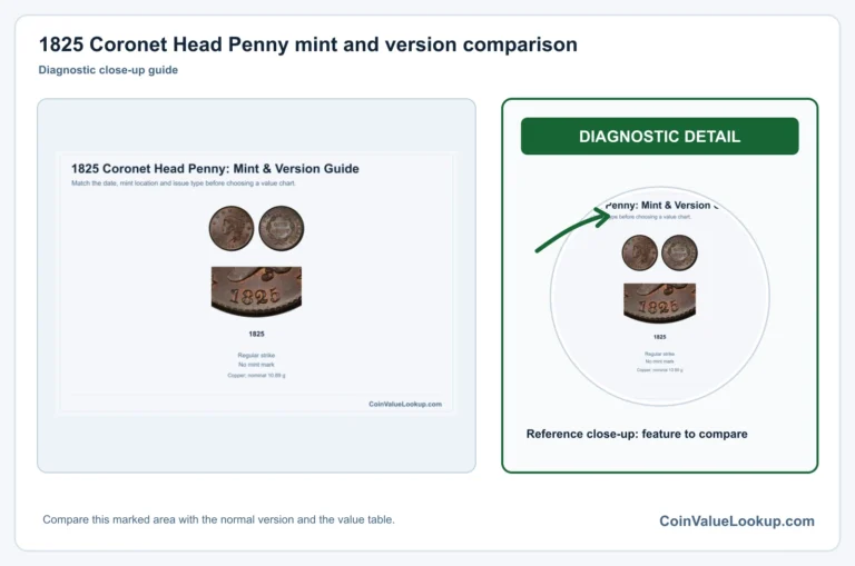 1825 Coronet Head Cent Coin Value: How Much Is It Worth?