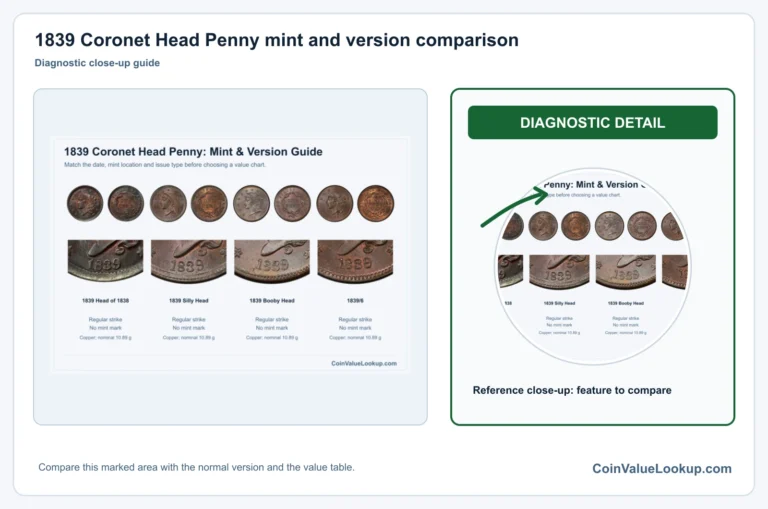 1839 Coronet Head Cent Coin Value: How Much Is It Worth?