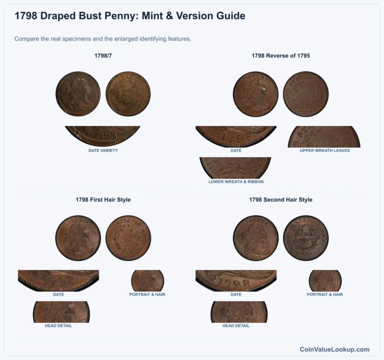 1798 Draped Bust Cent Coin Value: How Much Is It Worth?