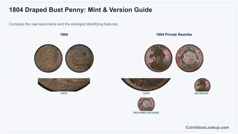 1804 Draped Bust Cent Coin Value: How Much Is It Worth?