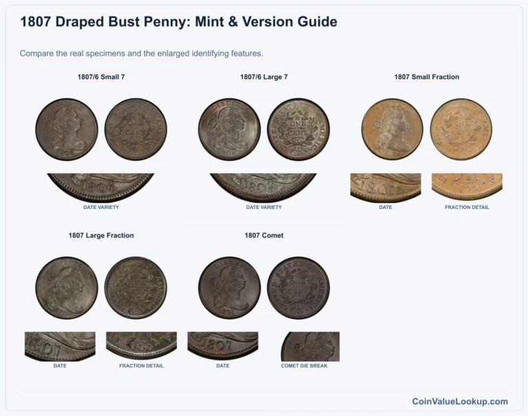 1807 Draped Bust Cent Coin Value: How Much Is It Worth?