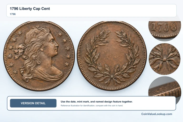 1796 Liberty Cap Large Cent Coin Value: How Much Is It Worth?