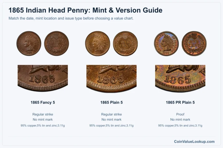 1865 Indian Head Penny Coin Value: How Much Is It Worth?