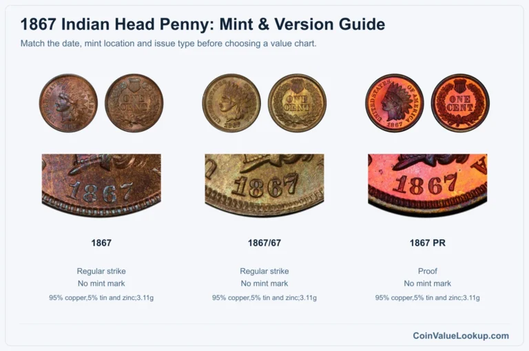 1867 Indian Head Penny Coin Value: How Much Is It Worth?