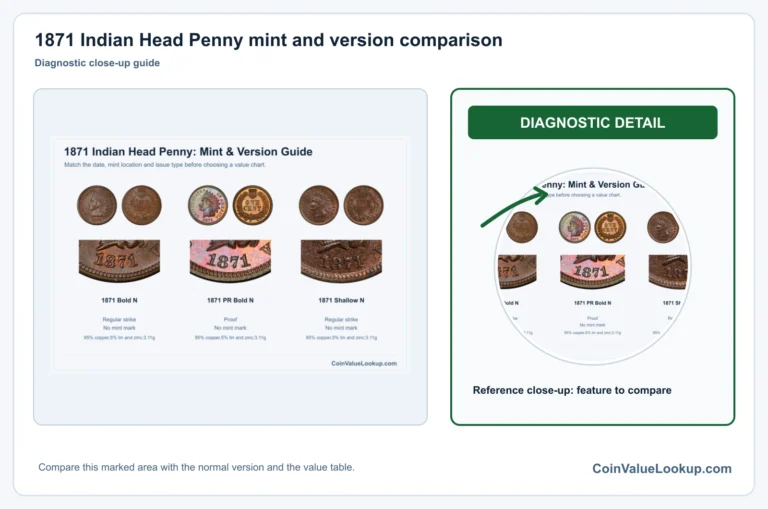 1871 Indian Head Penny Coin Value: How Much Is It Worth?