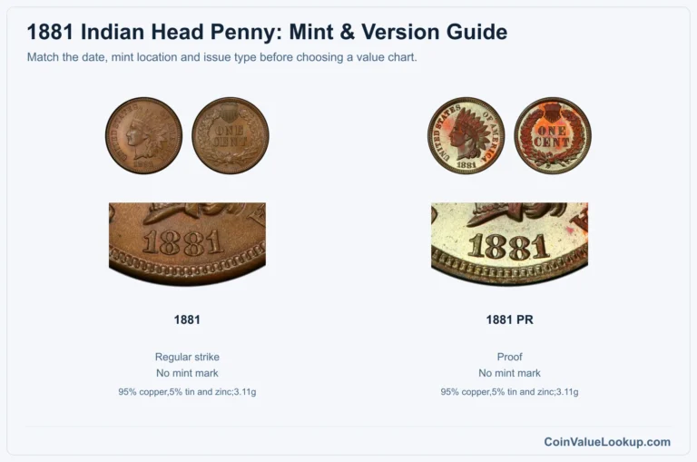1881 Indian Head Penny Coin Value: How Much Is It Worth?