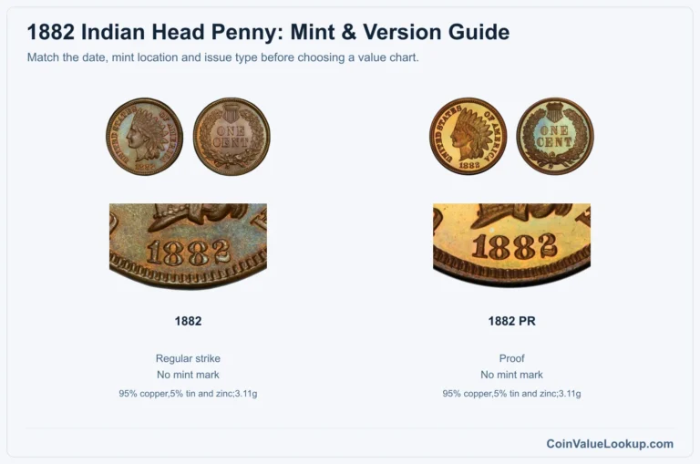 1882 Indian Head Penny Coin Value: How Much Is It Worth?