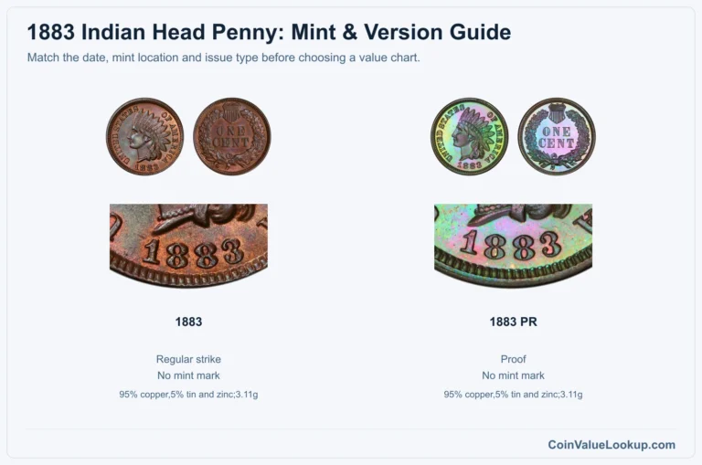 1883 Indian Head Penny Coin Value: How Much Is It Worth?
