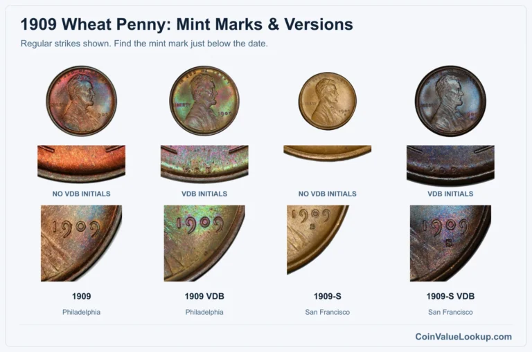 1909 Wheat Penny Coin Value: How Much Is It Worth?
