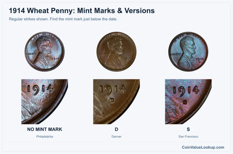 1914 Wheat Penny Coin Value: How Much Is It Worth?