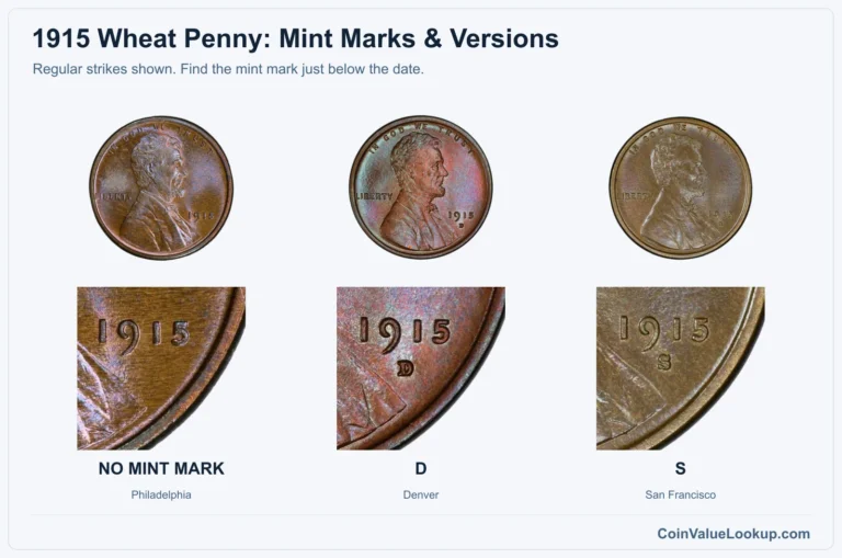 1915 Wheat Penny Coin Value: How Much Is It Worth?