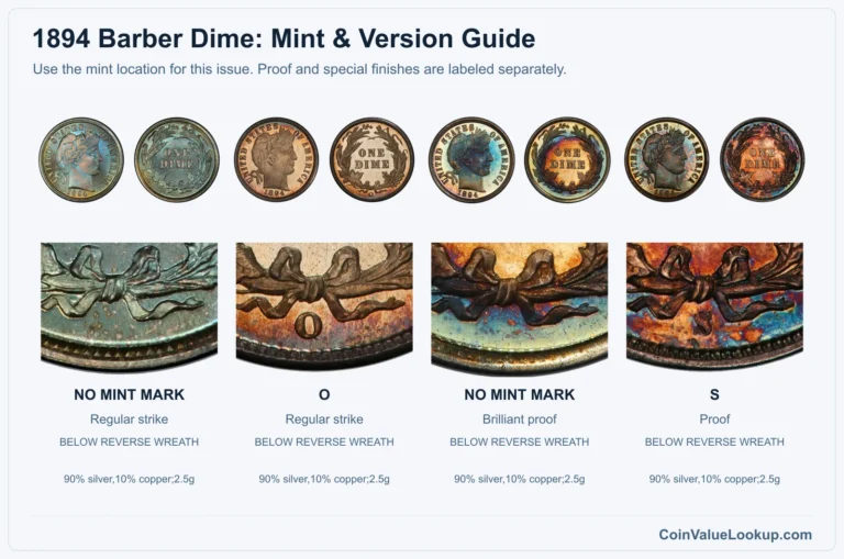 1894 Barber Dime Coin Value: How Much Is It Worth?