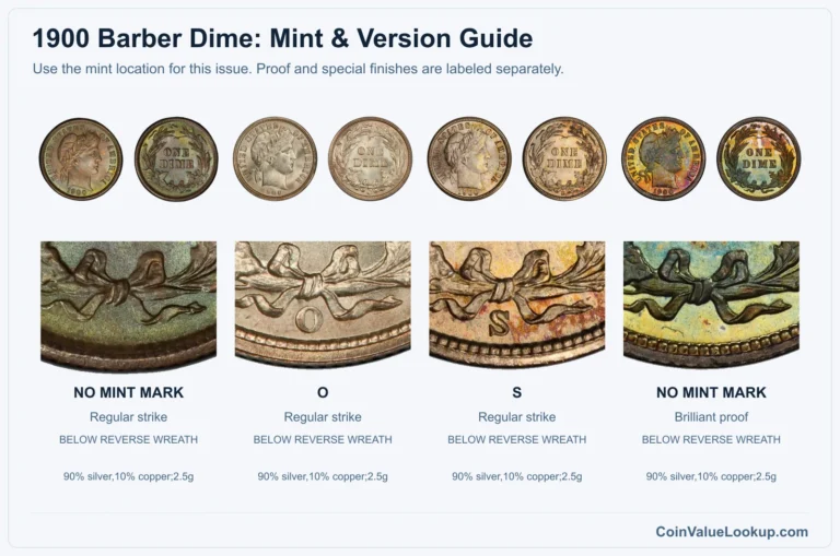 1900 Barber Dime Coin Value: How Much Is It Worth?
