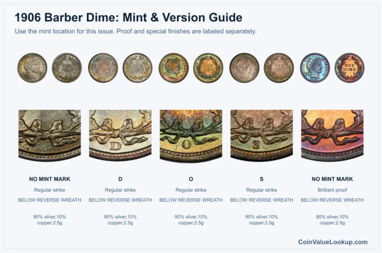 1906 Barber Dime Coin Value: How Much Is It Worth?