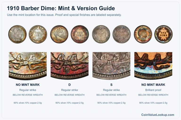 1910 Barber Dime Coin Value: How Much Is It Worth?