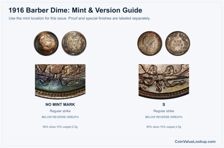 1916 Barber Dime Coin Value: How Much Is It Worth?
