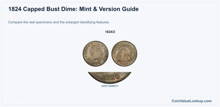 1824 Capped Bust Dime Coin Value: How Much Is It Worth?