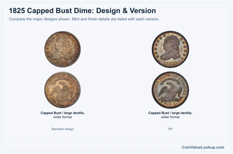 1825 Capped Bust Dime Coin Value: How Much Is It Worth?